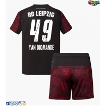 Otroški Nogometni dresi RB Leipzig Yan Diomande #49 Tretji 2025-26 Kratek Rokav (+ Kratke hlače)